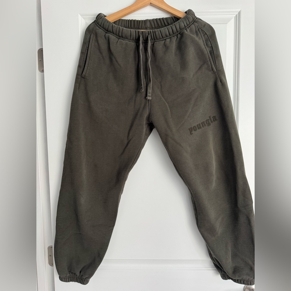 YOUNGLA - Men's Olive Sweatpants